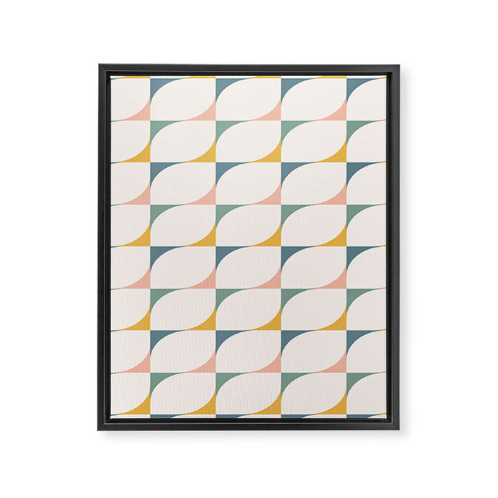 Abstract Patterned Shapes XXVI Framed Canvas Print Gallery Image 1