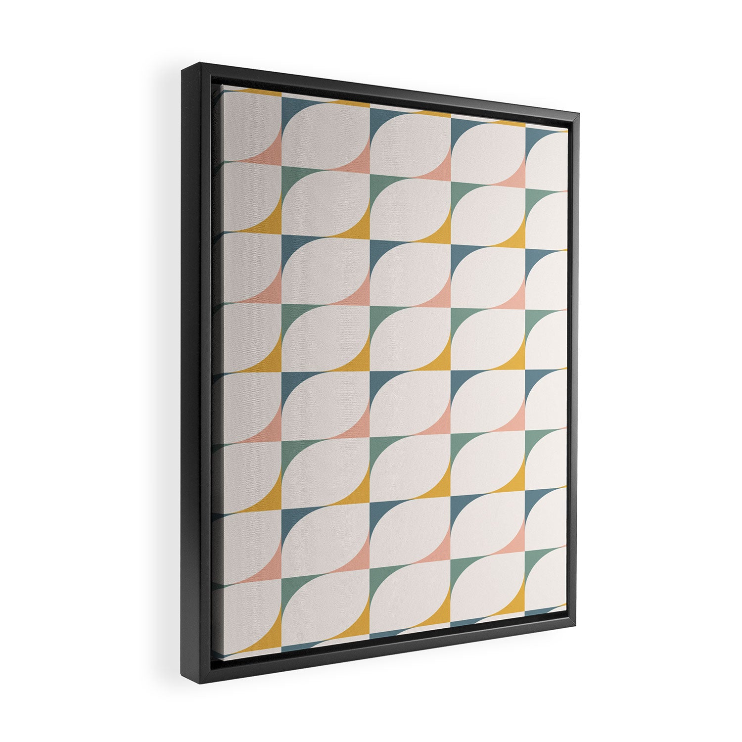 Abstract Patterned Shapes XXVI Framed Canvas Print Gallery Image 2