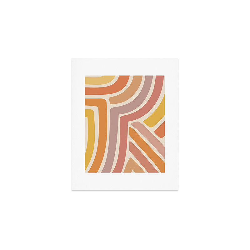 Abstract Stripes IV Art Print Gallery Image 1