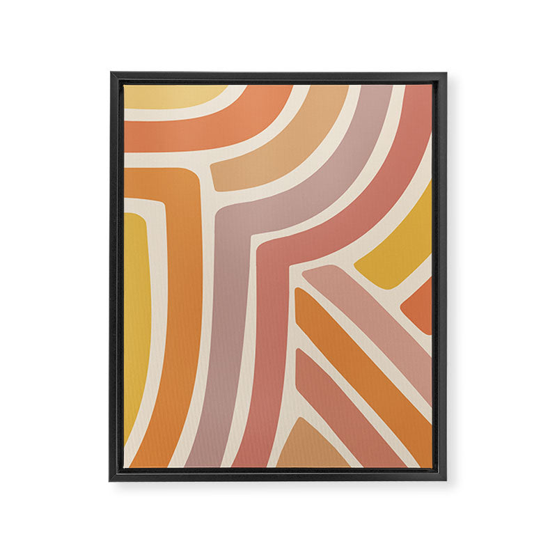 Abstract Stripes IV Framed Canvas Print Gallery Image 8