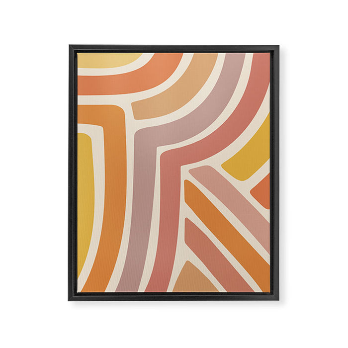 Abstract Stripes IV Framed Canvas Print Gallery Image 1