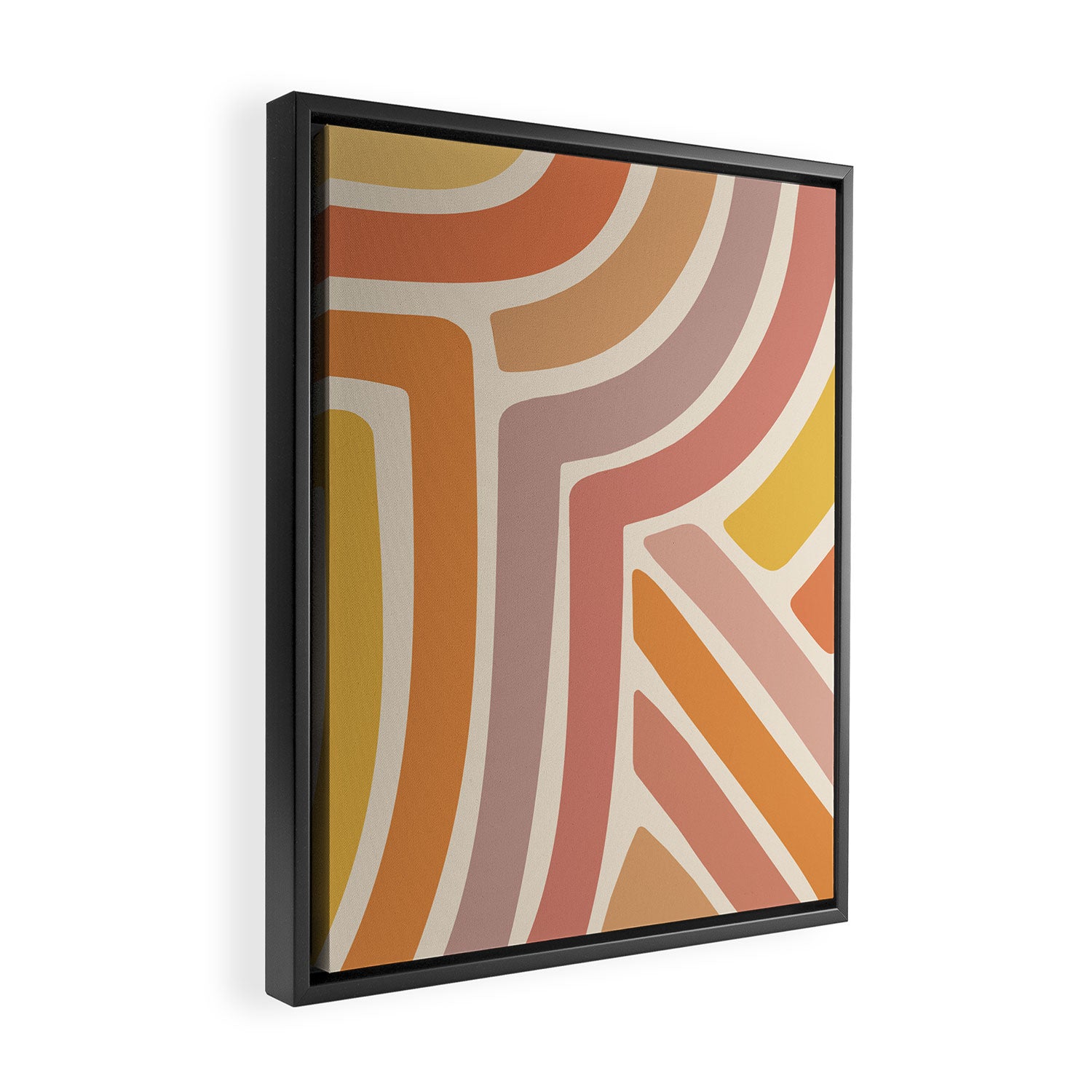 Abstract Stripes IV Framed Canvas Print Gallery Image 2