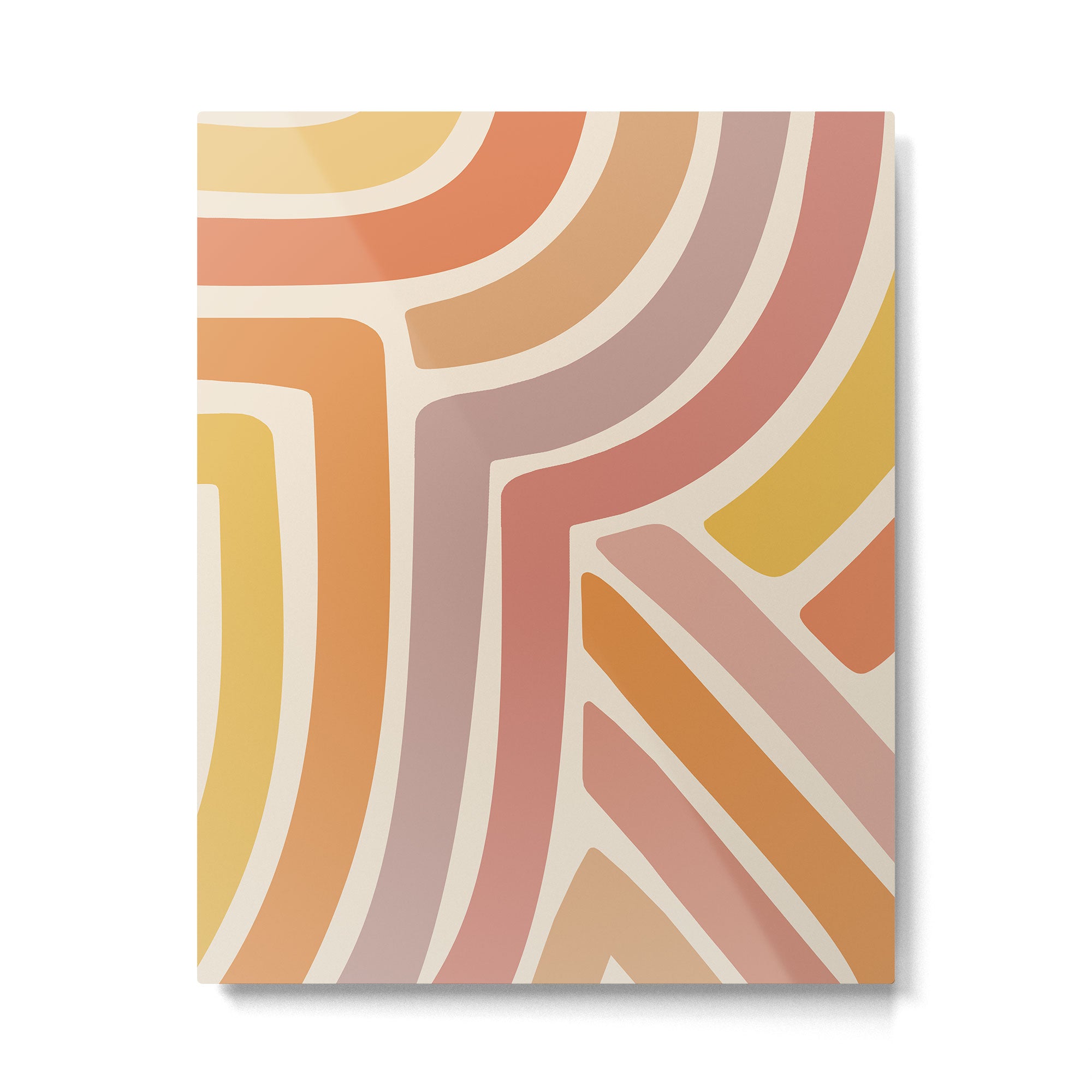 Abstract Stripes IV Metal Print Gallery Image 6