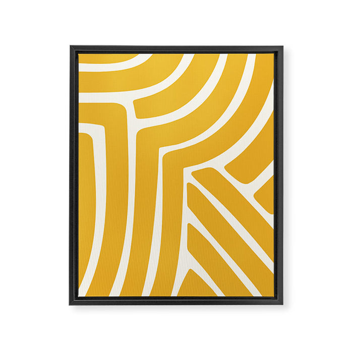 Abstract Stripes LXIII Framed Canvas Print Gallery Image 1