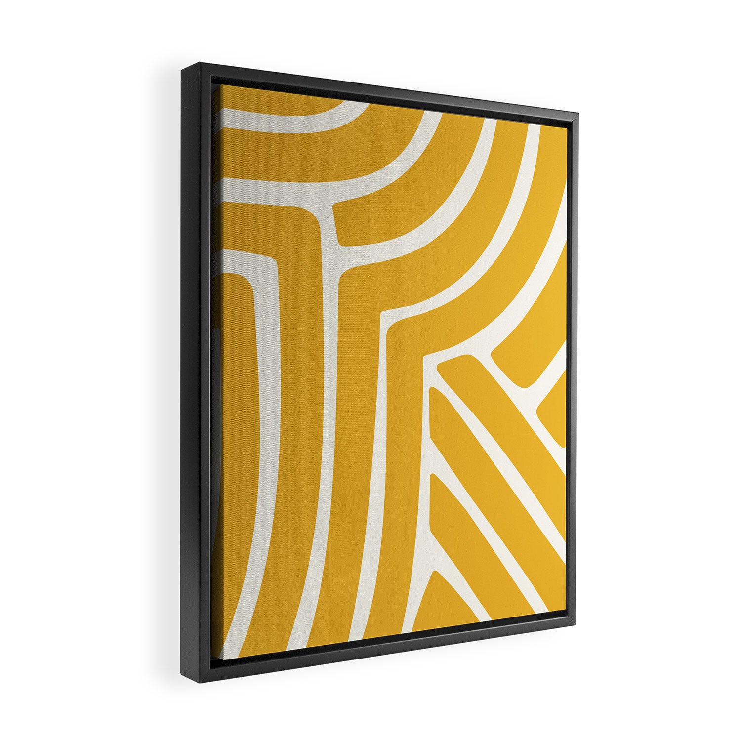 Abstract Stripes LXIII Framed Canvas Print Gallery Image 2