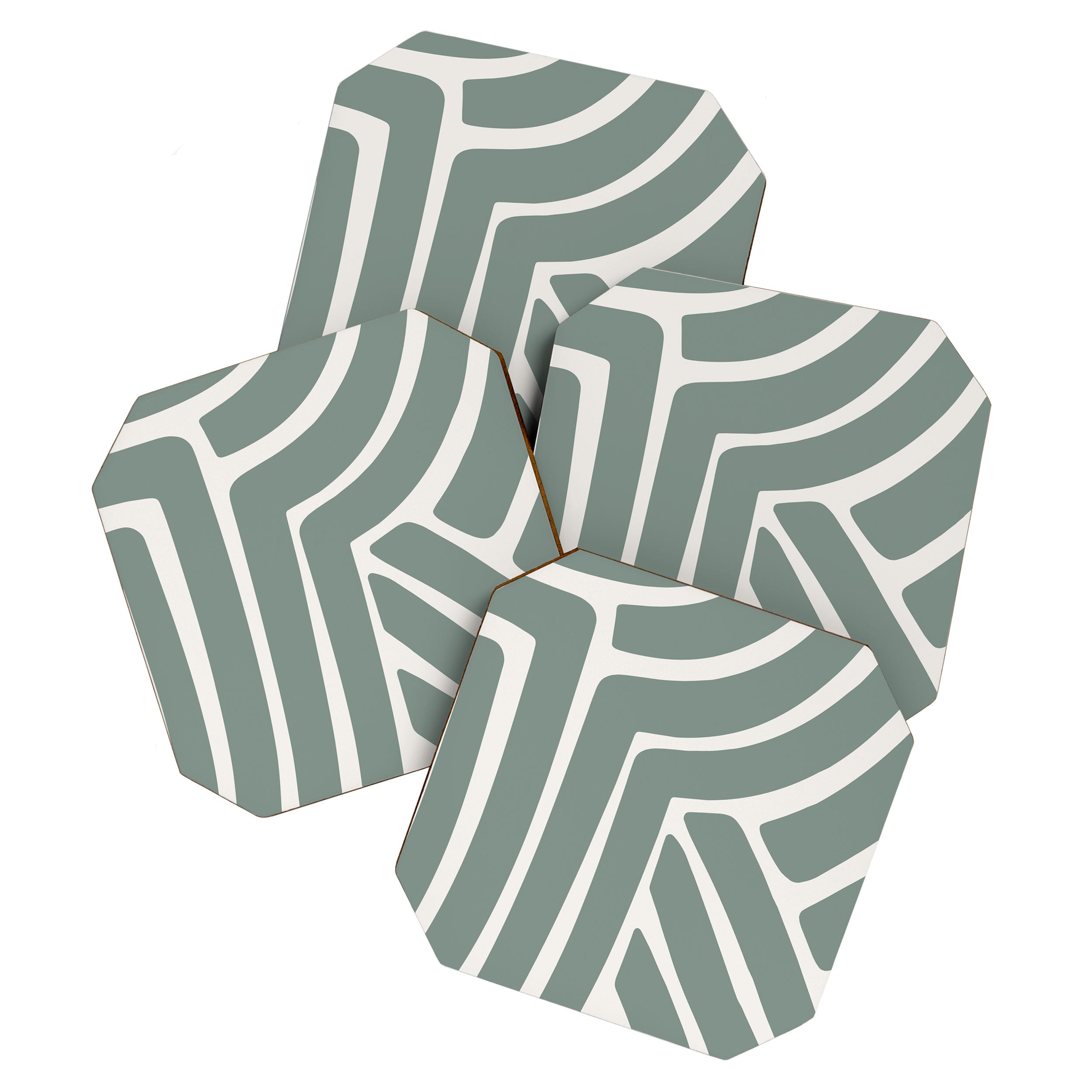 Abstract Stripes LXV Coaster Gallery Image 1