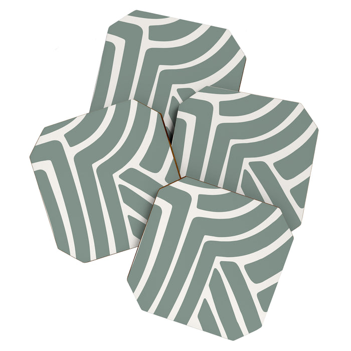 Abstract Stripes LXV Coaster Gallery Image 1