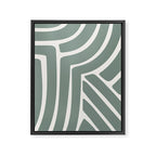 Abstract Stripes LXV Framed Canvas Print Gallery Image 6