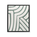 Abstract Stripes LXVI Framed Canvas Print Gallery Image 6