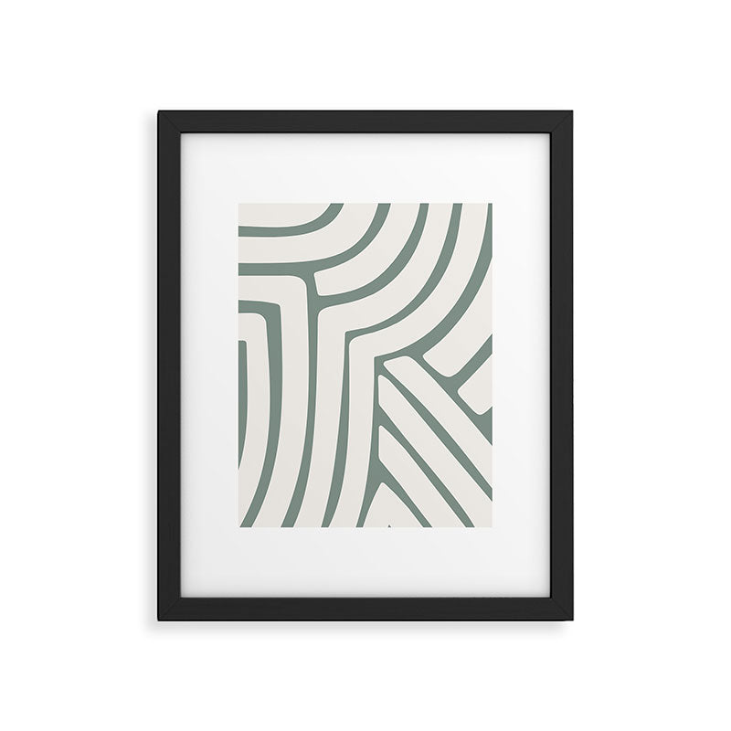 Abstract Stripes LXVI Framed Art Print Gallery Image 5