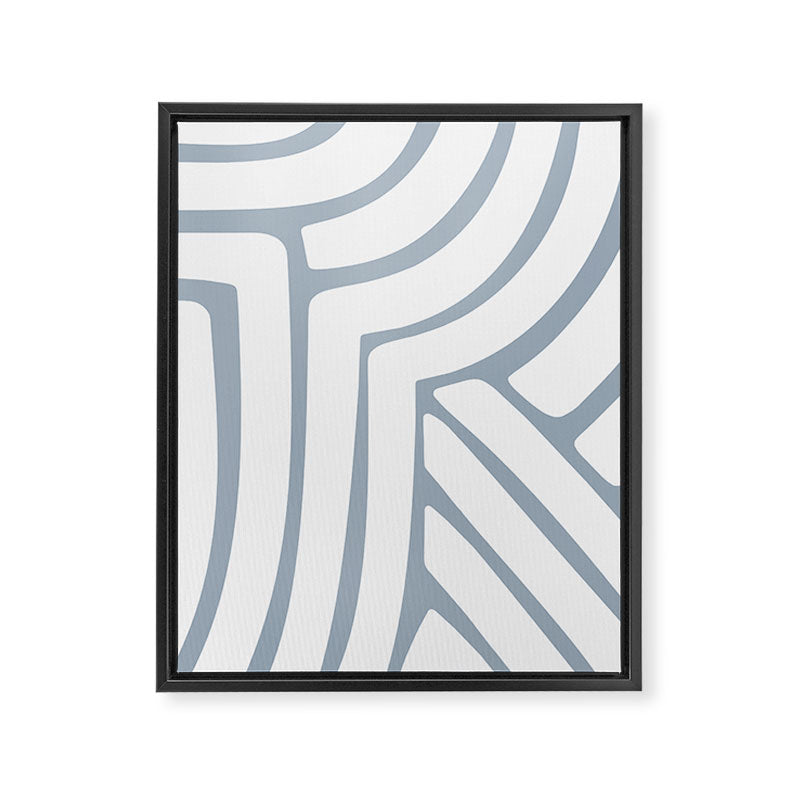 Abstract Stripes LXXII Framed Canvas Print Gallery Image 6