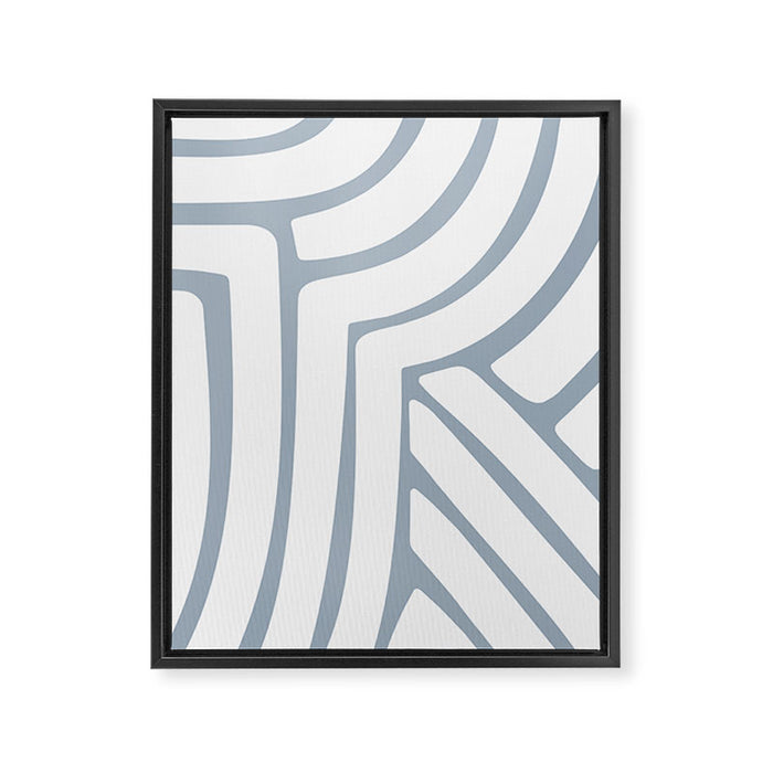 Abstract Stripes LXXII Framed Canvas Print Gallery Image 1