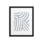 Abstract Stripes LXXII Framed Art Print Gallery Image 5
