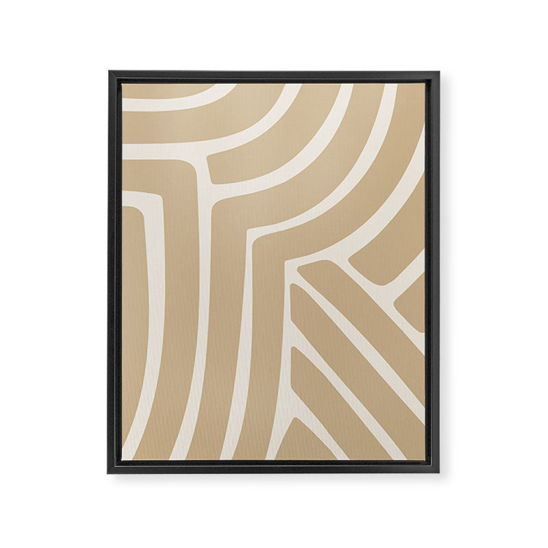 Abstract Stripes LXXXIII Framed Canvas Print Gallery Image 6