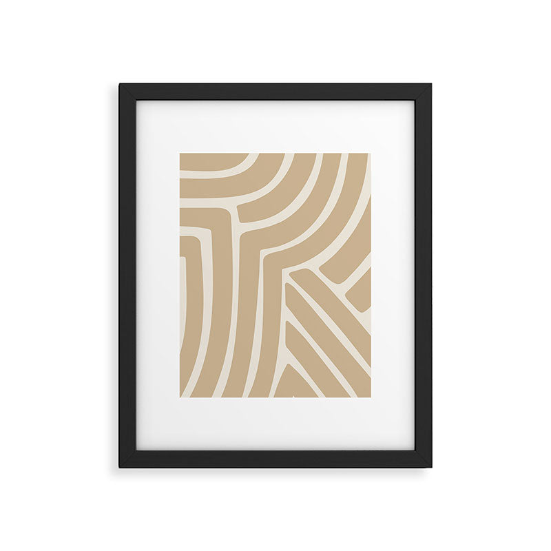 Abstract Stripes LXXXIII Framed Art Print Gallery Image 5