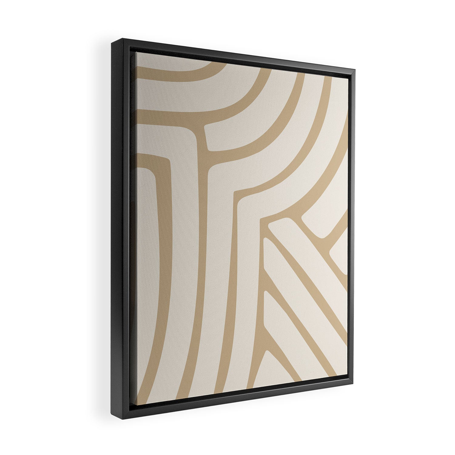 Abstract Stripes LXXXIV Framed Canvas Print Gallery Image 2