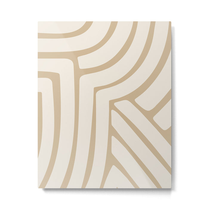 Abstract Stripes LXXXIV Metal Print Gallery Image 1