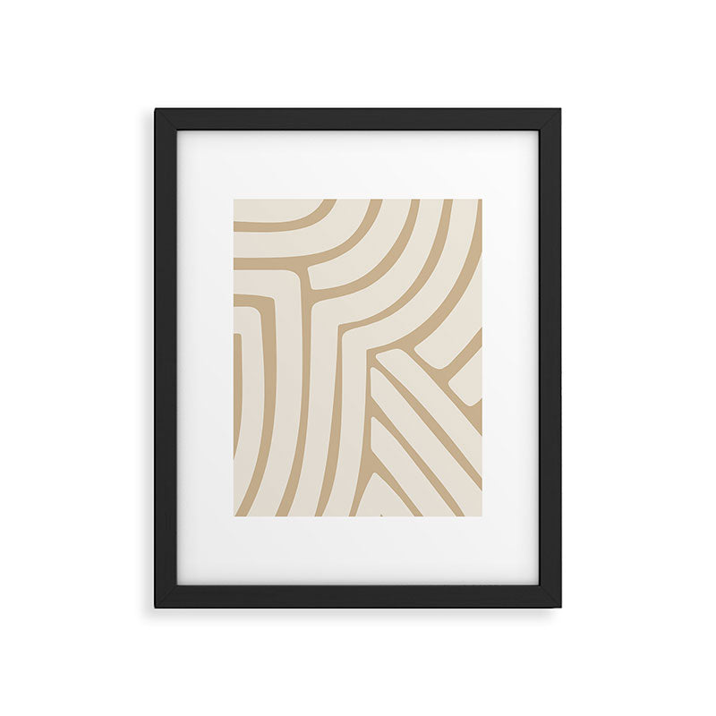 Abstract Stripes LXXXIV Framed Art Print Gallery Image 5