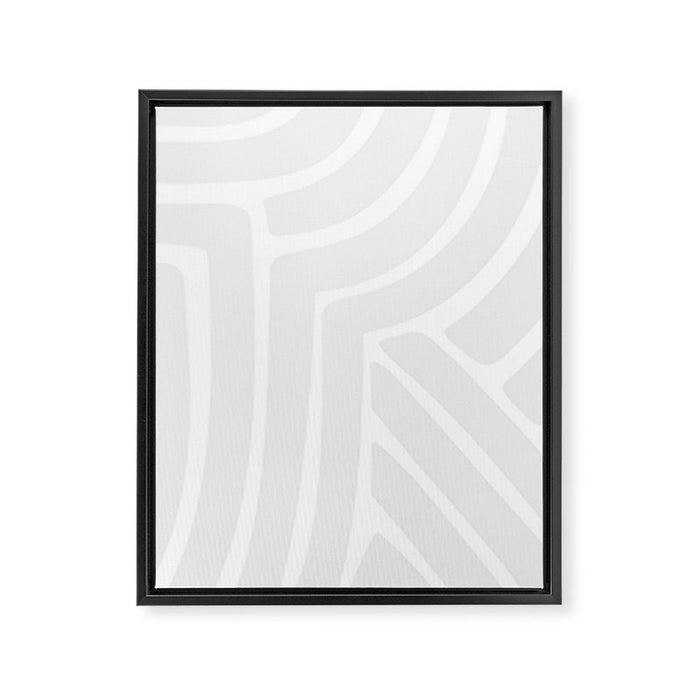 Abstract Stripes LXXXIX Framed Canvas Print Gallery Image 1