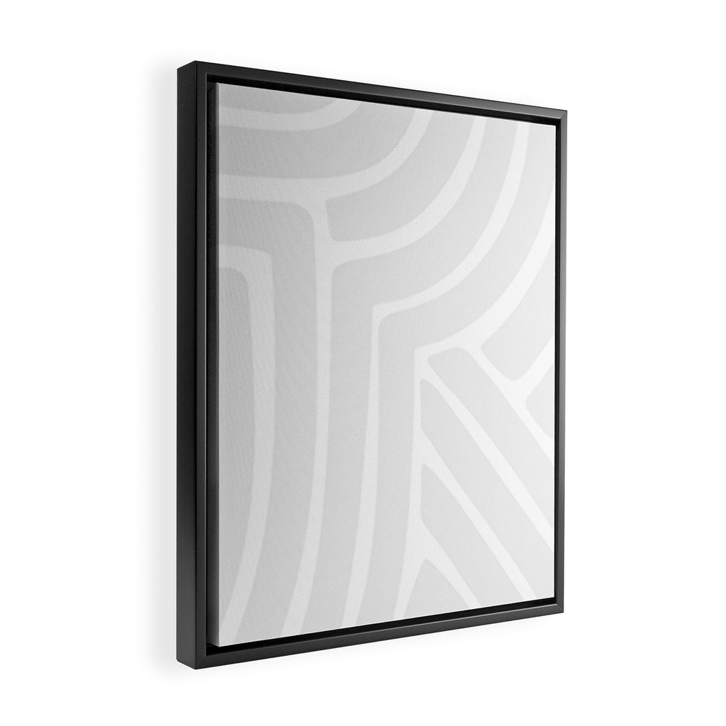 Abstract Stripes LXXXIX Framed Canvas Print Gallery Image 2