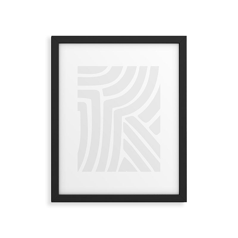 Abstract Stripes LXXXIX Framed Art Print Gallery Image 5