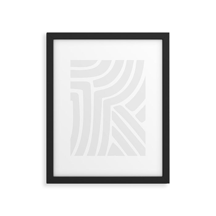 Abstract Stripes LXXXIX Framed Art Print Gallery Image 1