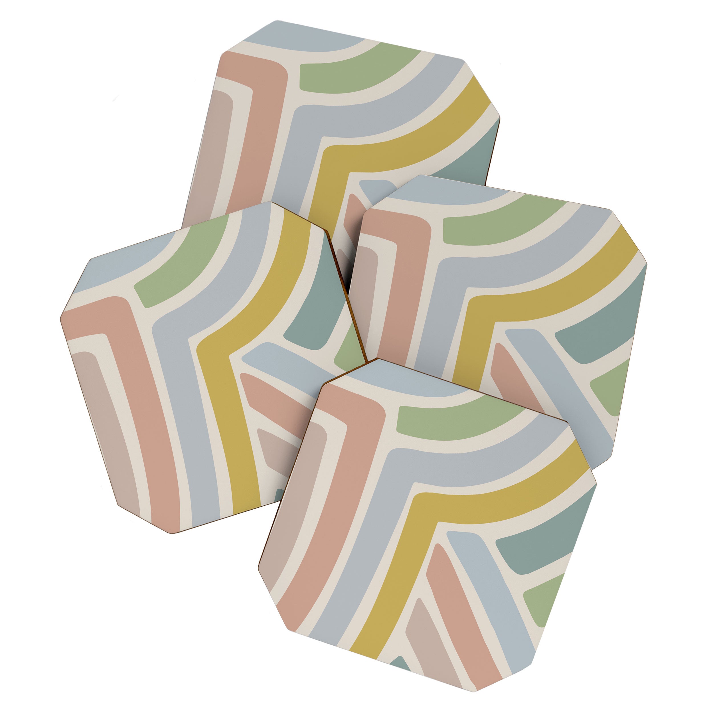 Abstract Stripes V Coaster Gallery Image 1