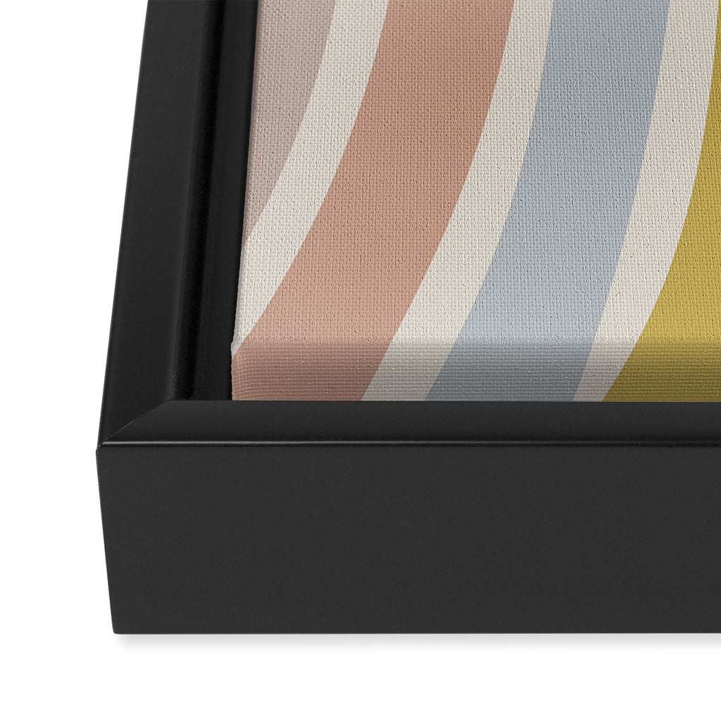 Abstract Stripes V Framed Canvas Print Gallery Image 3