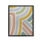 Abstract Stripes V Framed Canvas Print Gallery Image 8