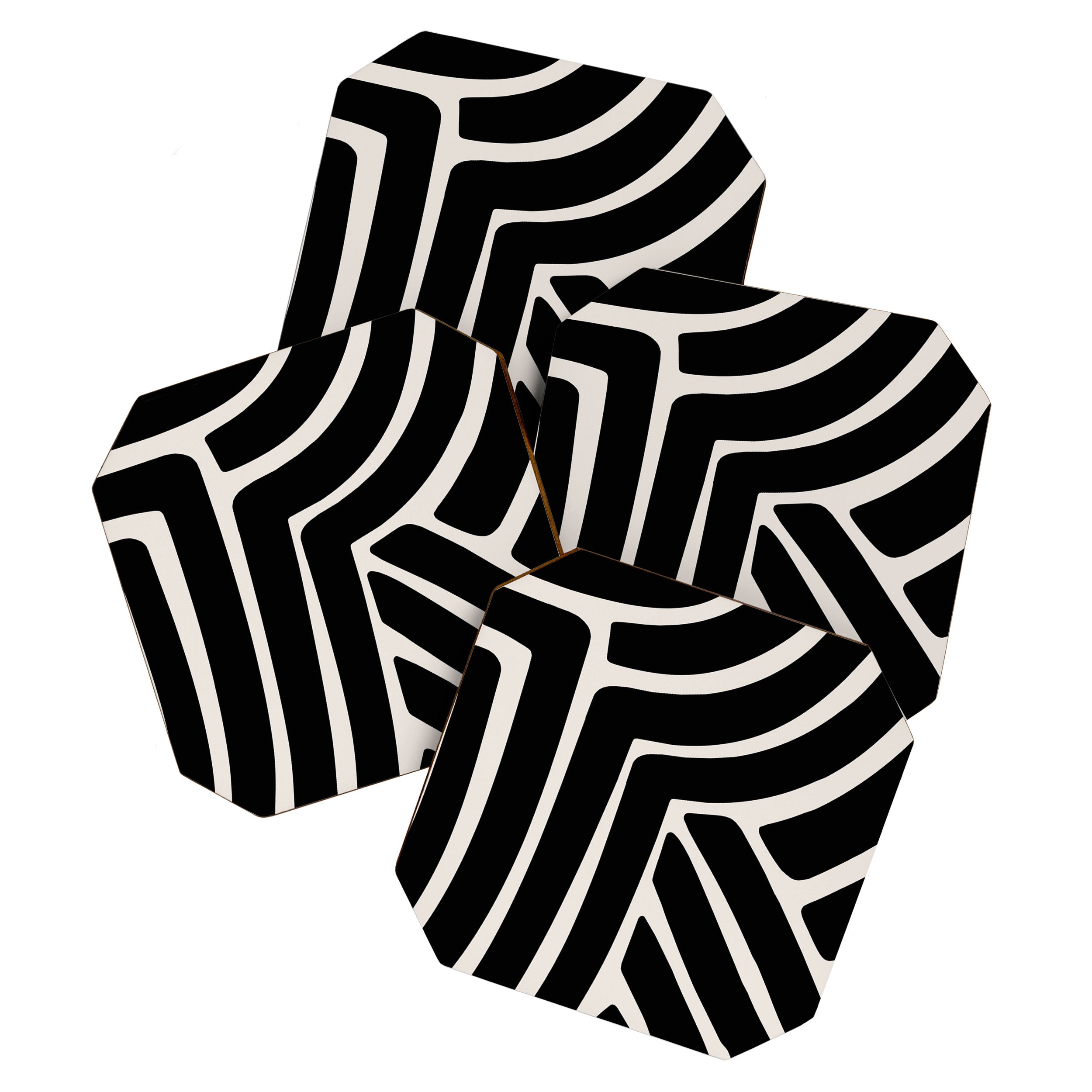 Abstract Stripes VII Coaster Gallery Image 1