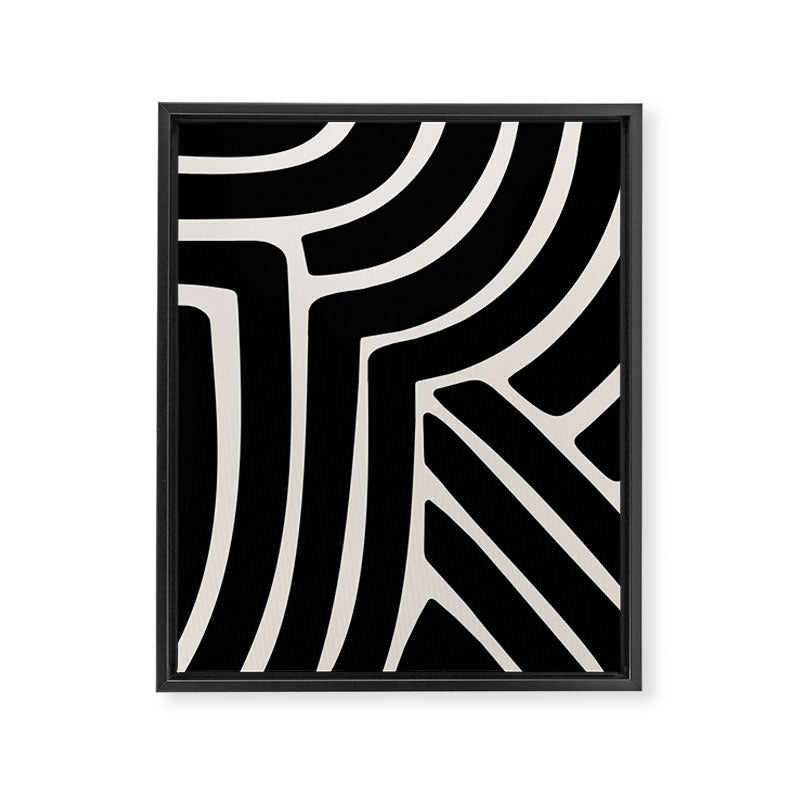 Abstract Stripes VII Framed Canvas Print Gallery Image 8