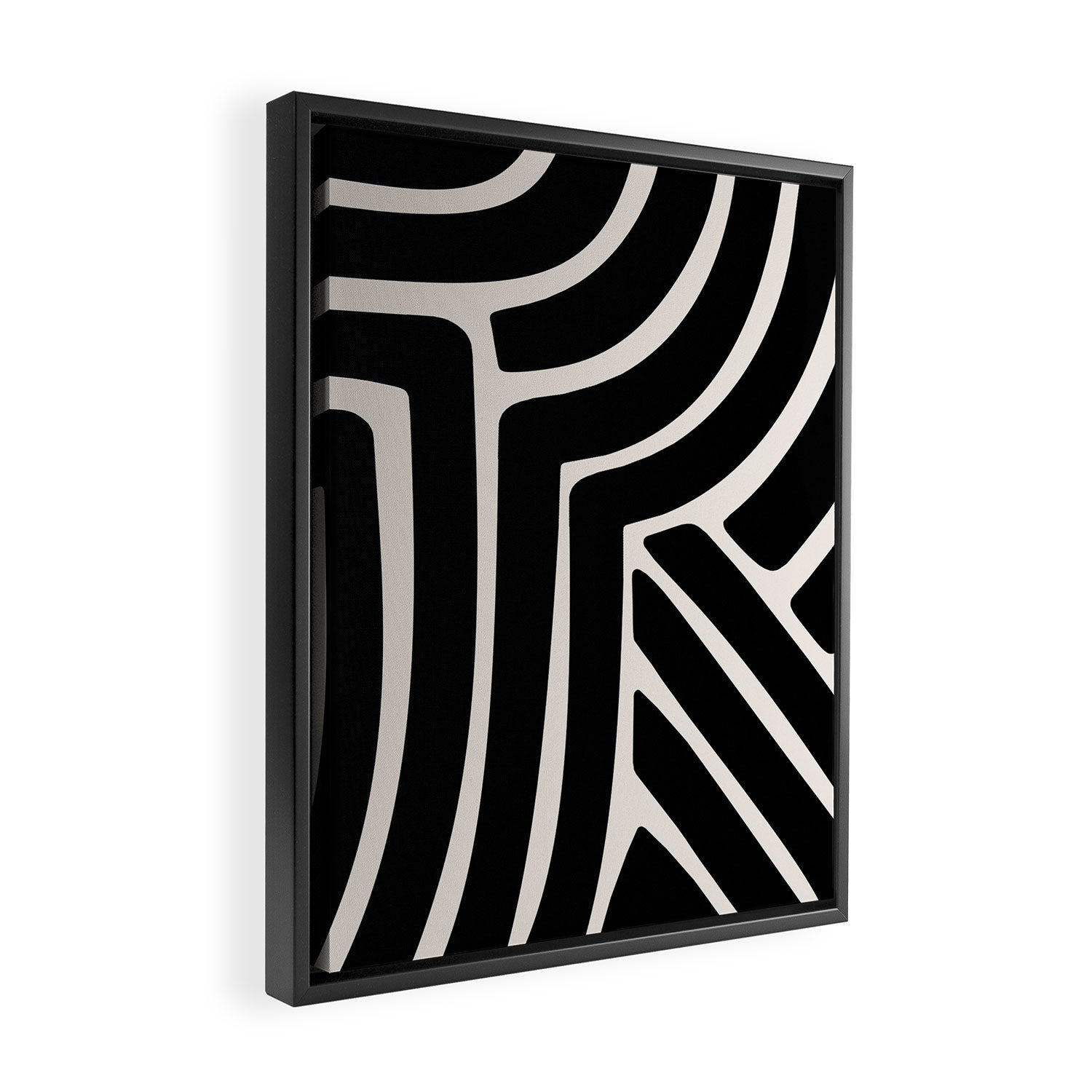 Abstract Stripes VII Framed Canvas Print Gallery Image 2