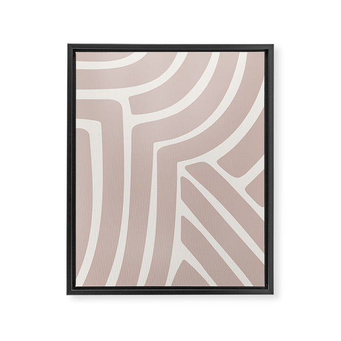 Abstract Stripes XCIII Framed Canvas Print Gallery Image 1