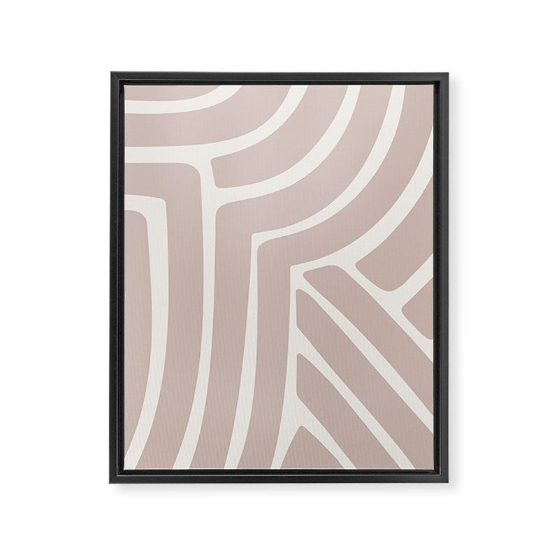 Abstract Stripes XCIII Framed Canvas Print Gallery Image 6