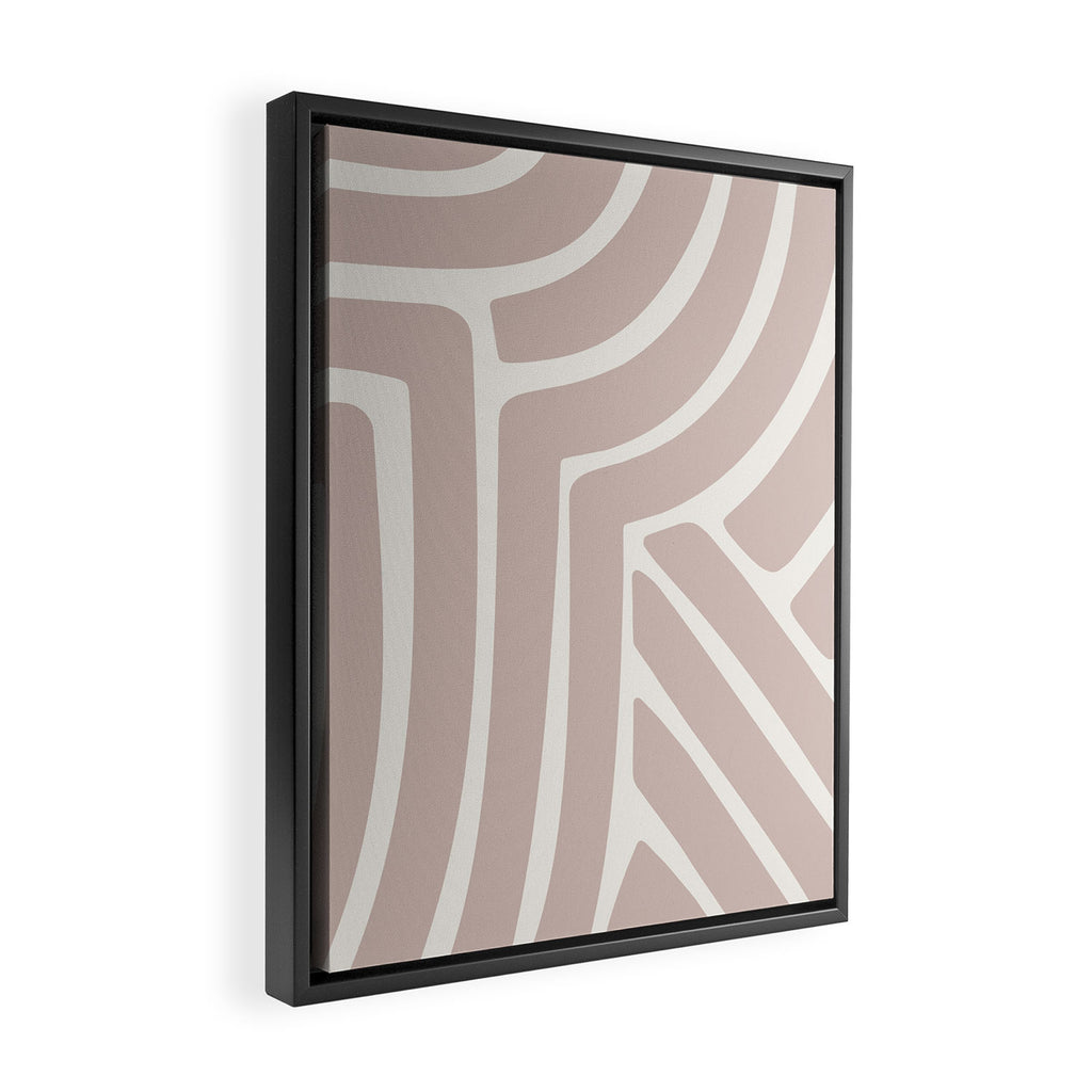 Abstract Stripes XCIII Framed Canvas Print Gallery Image 2