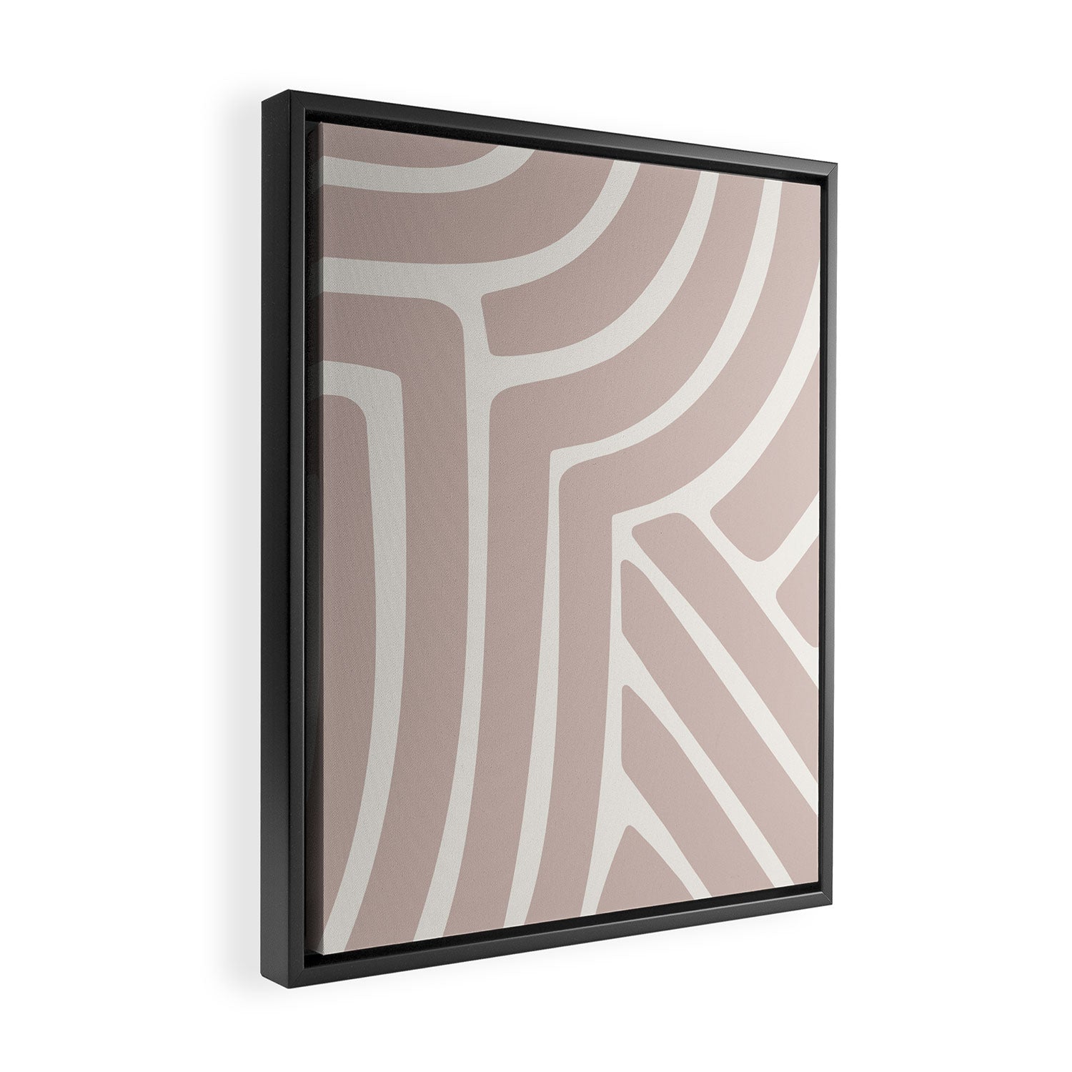 Abstract Stripes XCIII Framed Canvas Print Gallery Image 2