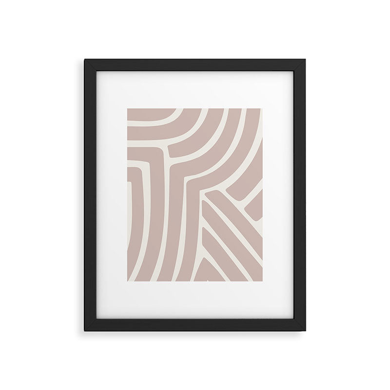 Abstract Stripes XCIII Framed Art Print Gallery Image 5