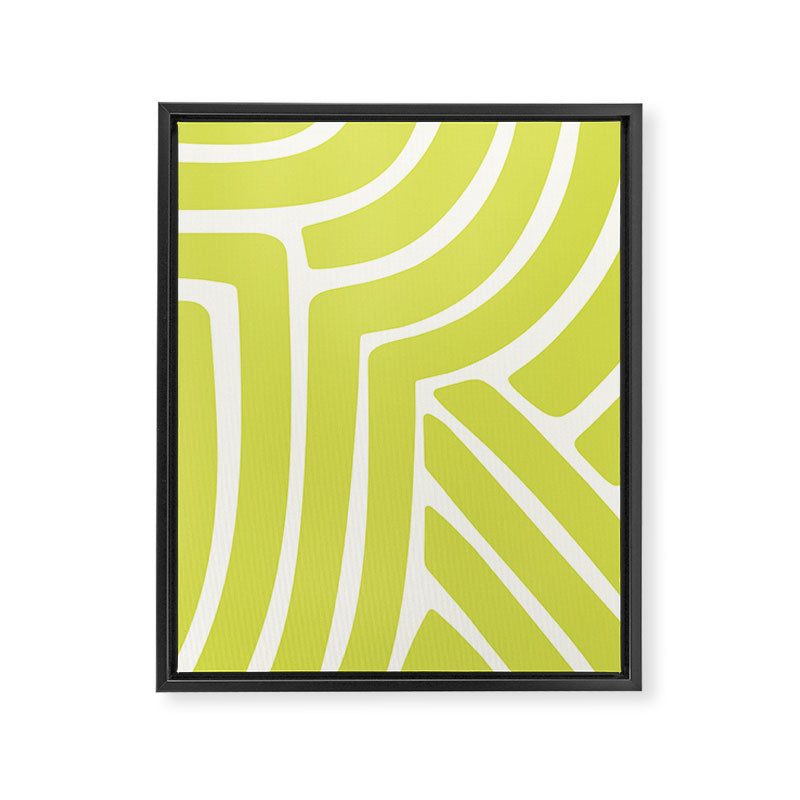 Abstract Stripes XXXVIII Framed Canvas Print Gallery Image 6