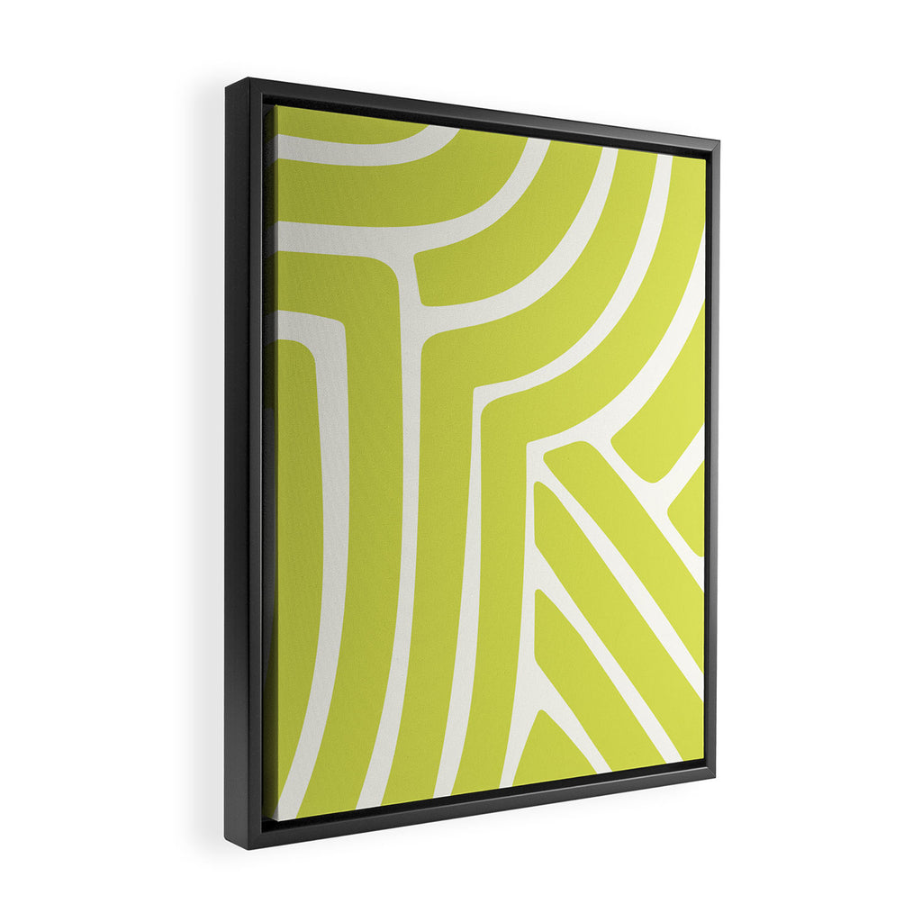 Abstract Stripes XXXVIII Framed Canvas Print Gallery Image 2
