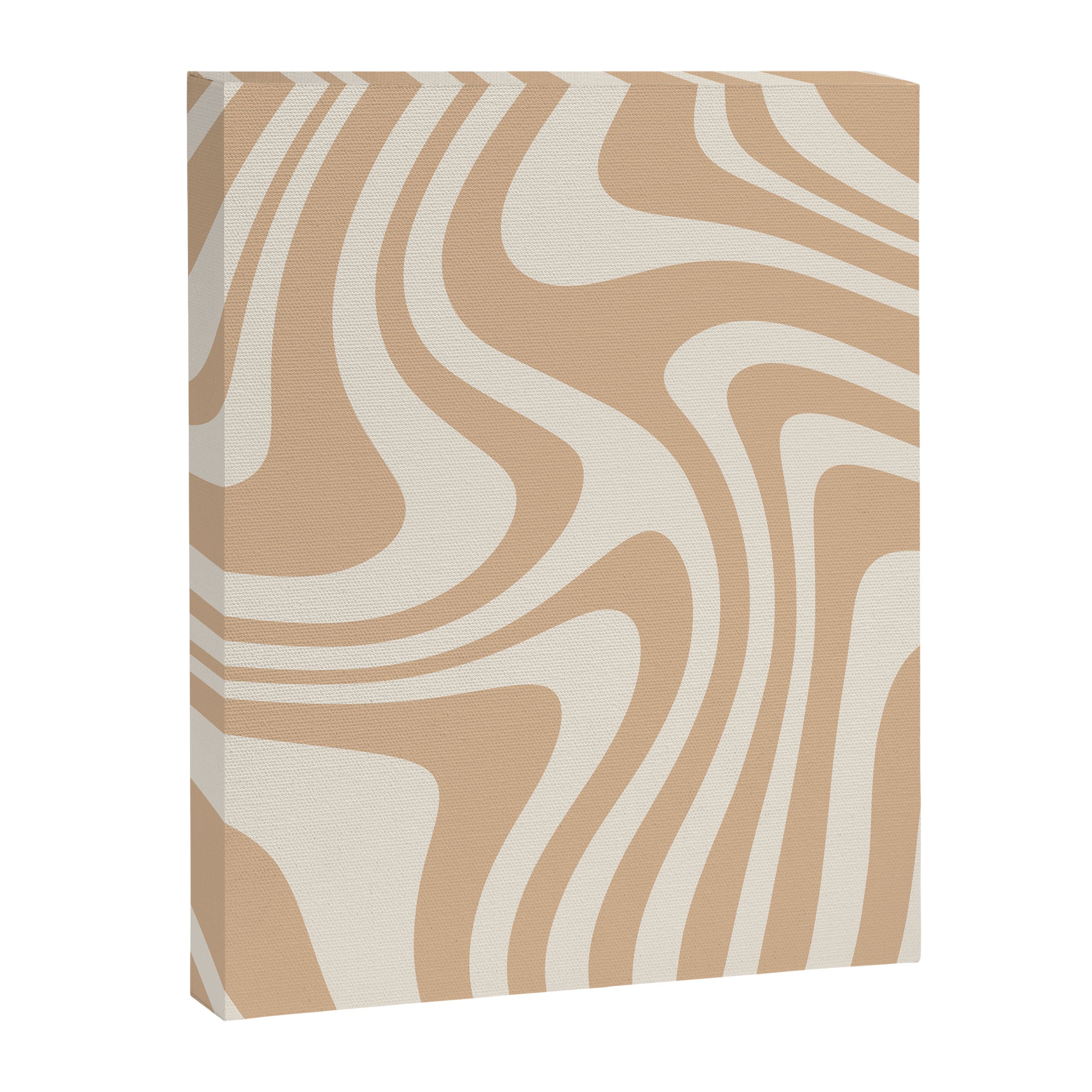 Abstract Wavy Stripes LII Canvas Print Gallery Image 8