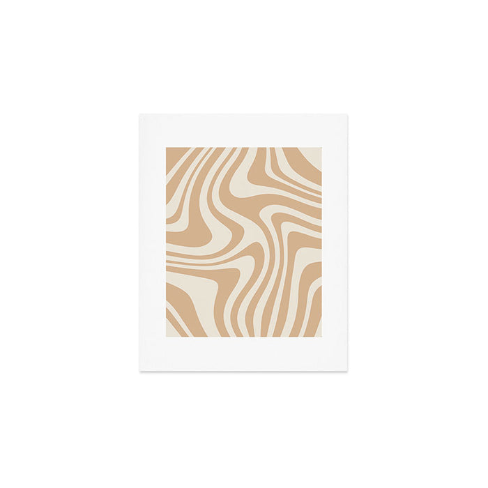 Abstract Wavy Stripes LII Art Print Gallery Image 1