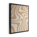 Abstract Wavy Stripes LII Framed Canvas Print Gallery Image 2