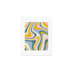 Abstract Wavy Stripes LXII Art Print Gallery Image 1