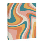 Abstract Wavy Stripes LXIII Canvas Print Gallery Image 8
