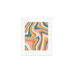 Abstract Wavy Stripes LXIII Art Print Gallery Image 1