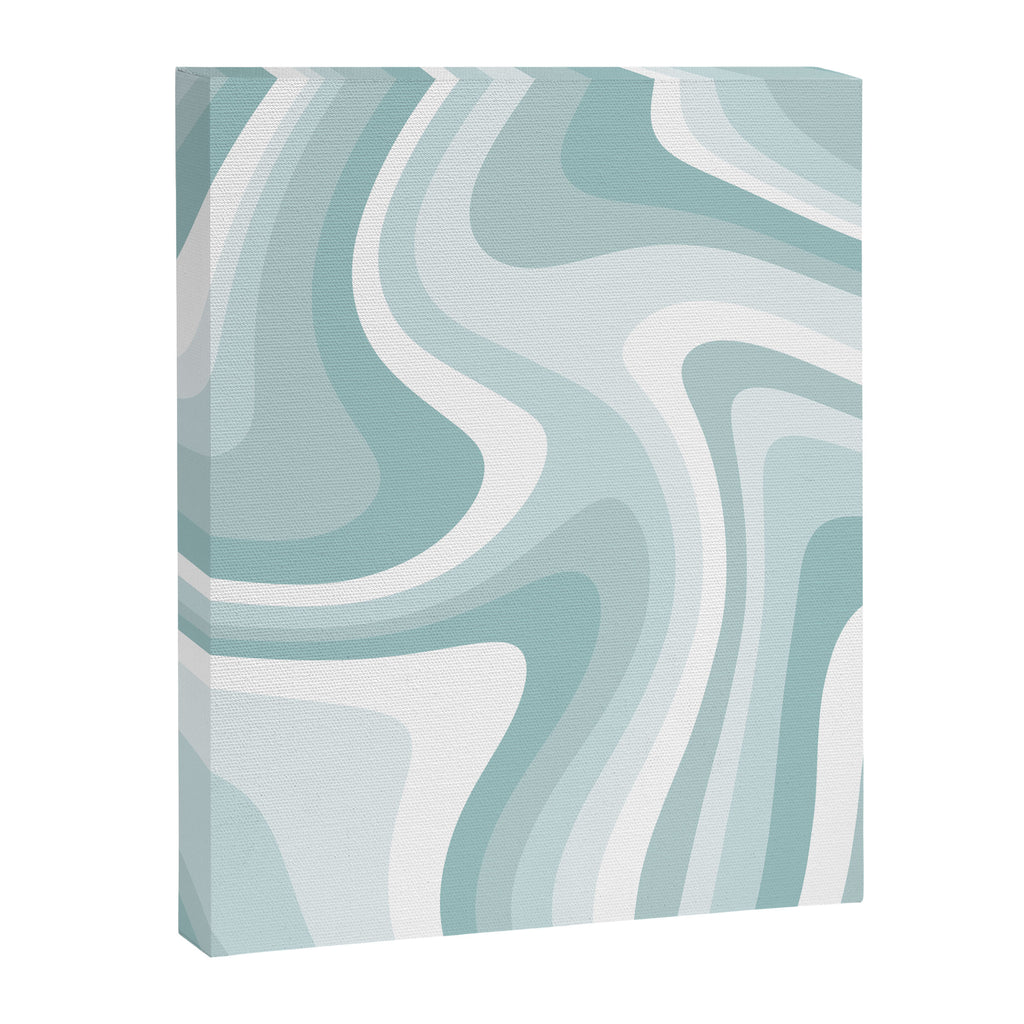 Abstract Wavy Stripes LXVI Canvas Print Gallery Image 8