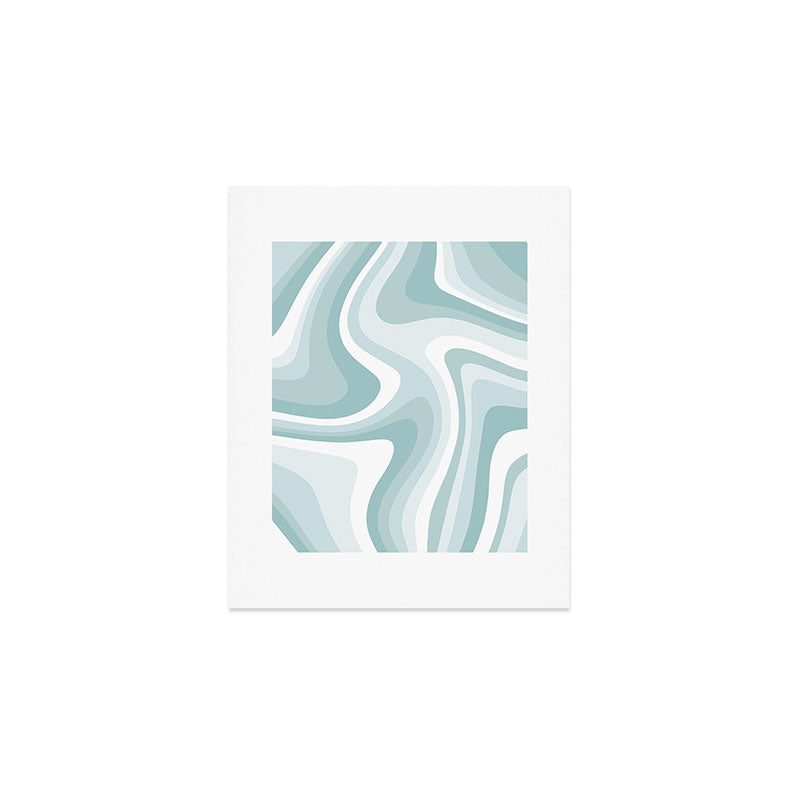 Abstract Wavy Stripes LXVI Art Print Gallery Image 1