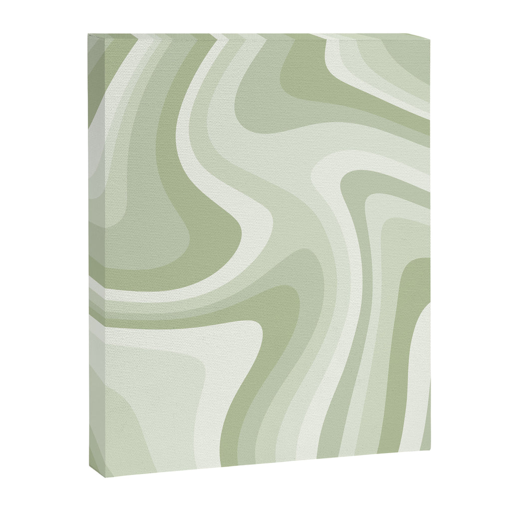 Abstract Wavy Stripes LXXVIII Canvas Print Gallery Image 8