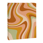 Abstract Wavy Stripes LXXXII Canvas Print Gallery Image 8