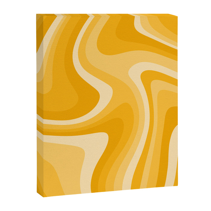 Abstract Wavy Stripes LXXXVI Canvas Print Gallery Image 1